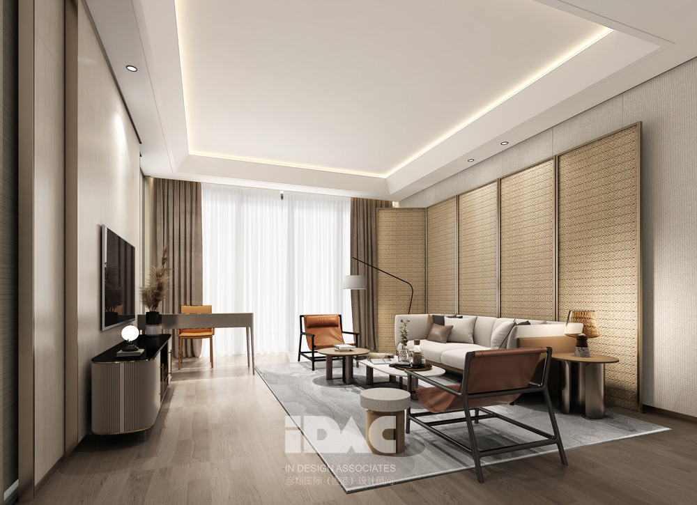 酒店行政套房設(shè)計效果圖